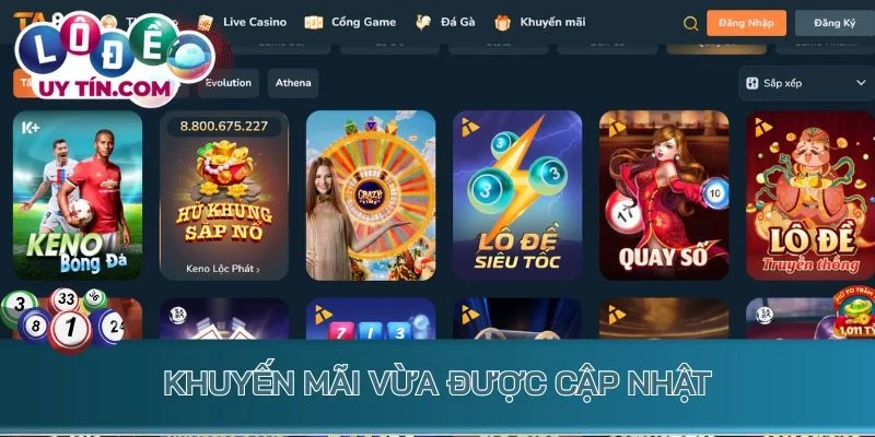 Khuyến mãi vừa được cập nhật